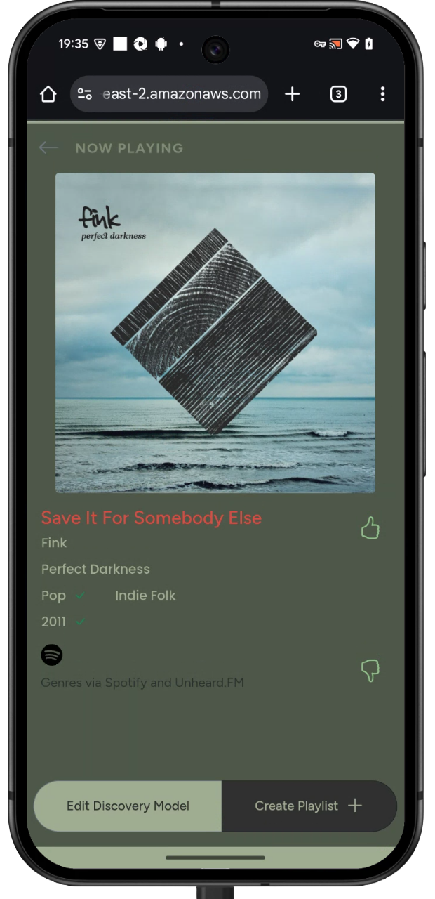 Now Playing Screenshot